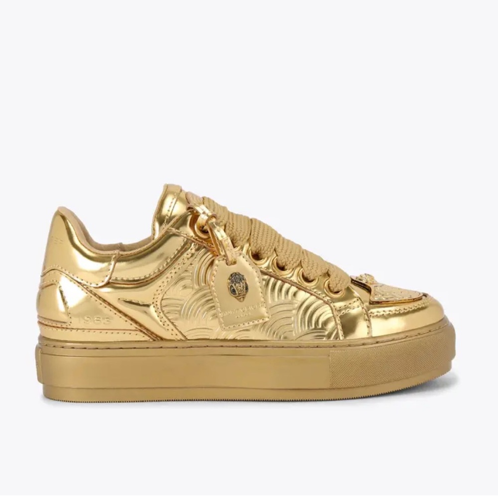 Versace Women's Gold Sneakers